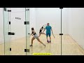 Racquetball training  2 vs 1   sudsy monchik vs veronica sotomayor  sheryl lotts