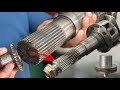 How Repaired Strange Broken Hi_Low Gear Transmission Carrier Shaft with Using Technical Mind...