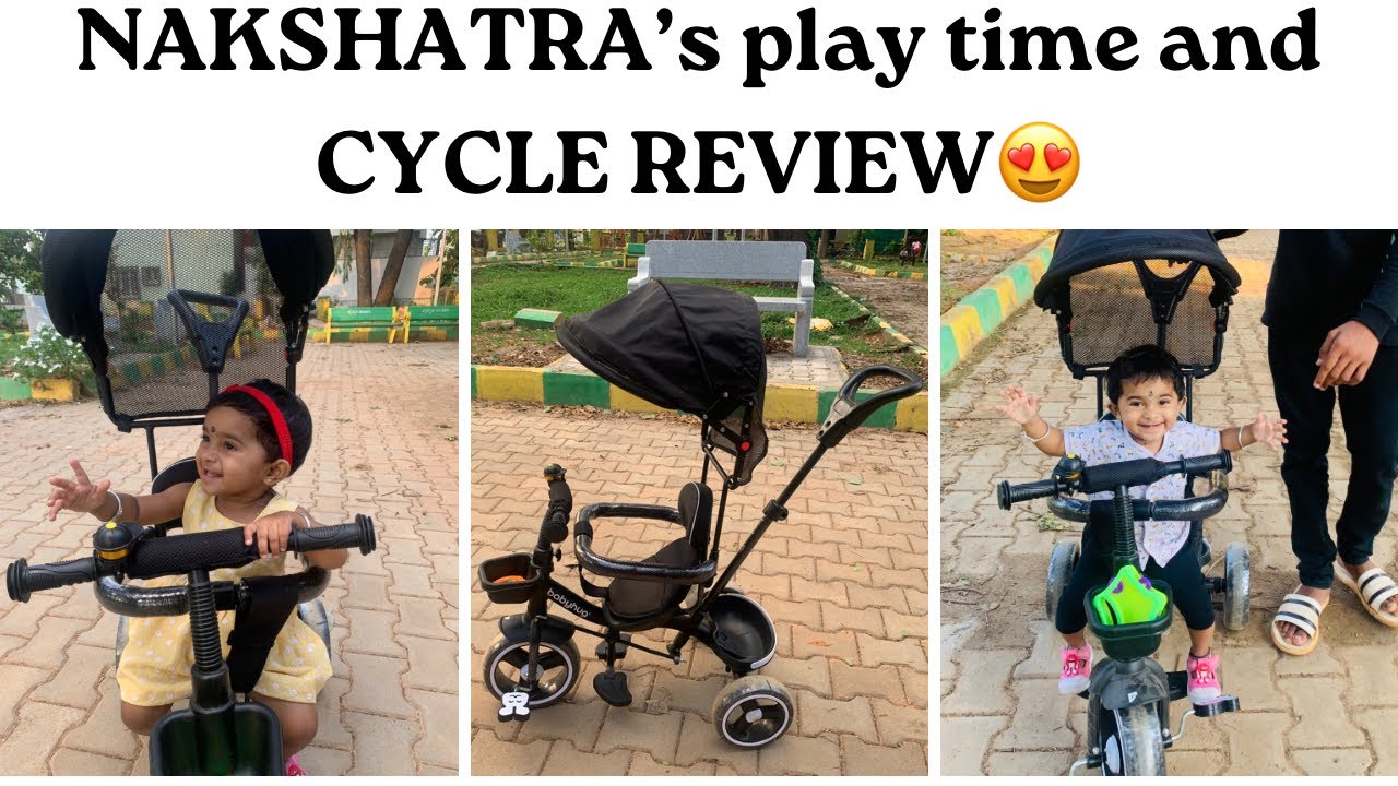 NAKSHATRA’s playtime with her favourite cycle😍 and CYCLE REVIEW FROM