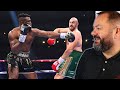 Tyson Fury VS Francis Ngannou FIGHT HIGHLIGHTS REACTION | OFFICE BLOKES REACT!!