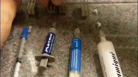 Viscosity tests of popular thermal pastes