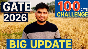 Big Update on GATE 2026 || 100 Days Challenge for GATE CSE #gate2026 #gate #gatecse #gateexam 