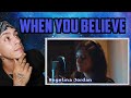 Angelina Jordan "When You Believe" (cover) REACTION