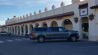 Finding wifi at the plaza in Ajo Arizona