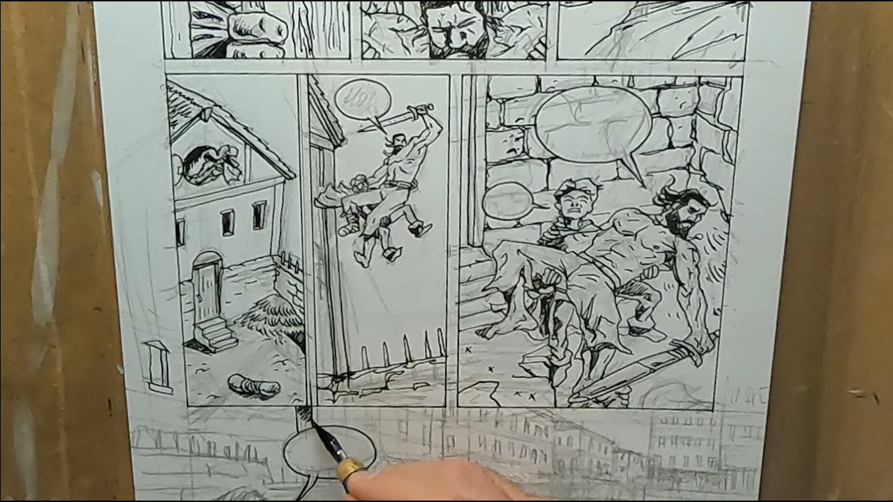Dbe Draw Draw/Process 88: Lines, lighting, detail, and having fun - YouTube