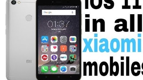 How to install iOS 11 in Redmi 4/4A/note 4 100% proof....👍👍👍 By techno tech