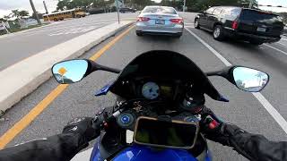 Exploring the city.  BAD NEWS AGAIN!!! Felt Like Quitting #suzuki #bikelife