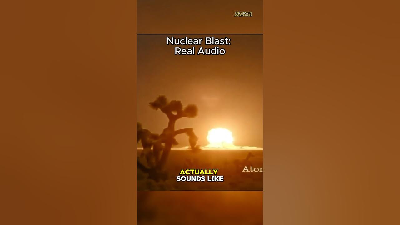 The eerie sounds of nuclear bomb #shorts The eerie sounds of nuclear bomb #shorts
