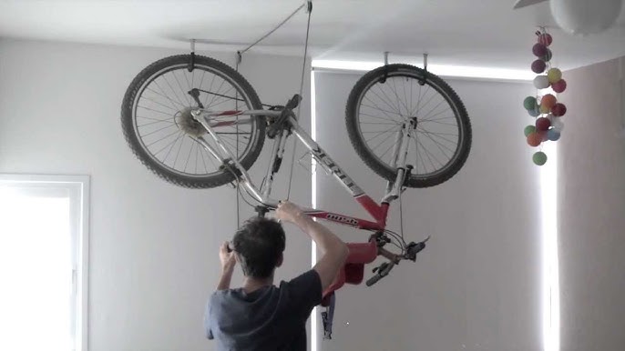 wall ceiling bike rack under $50 