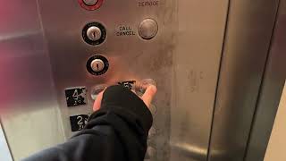 Hilarious Door Struggle A.s.k. Traction Elevators At 333 North Salisbury Garage In Raleigh, Nc.
