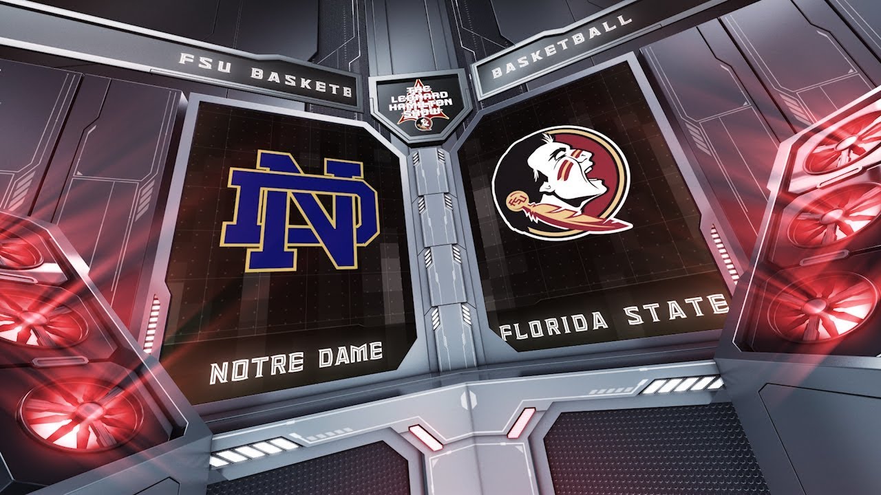 football score The Leonard Hamilton Show: North Carolina and Notre Dame