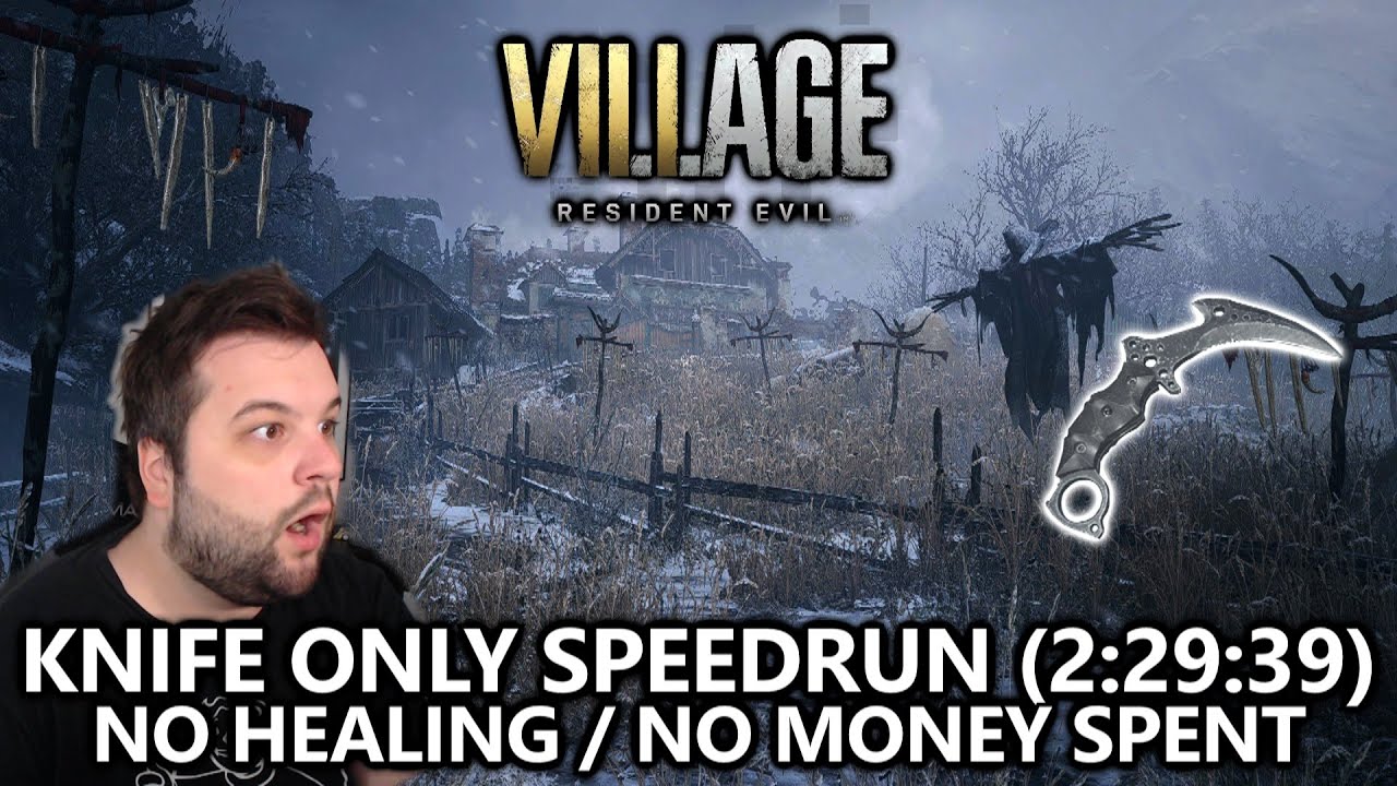 Resident Evil 8 Village - Knife Only Speedrun (2:29:39) / No Heals / No Money Spent