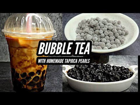 How to Make BUBBLE TEA and Tapioca Pearls Recipe at Home