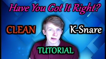 CLEAN Inward K-Snare Tutorial | Explained Differently In Depth