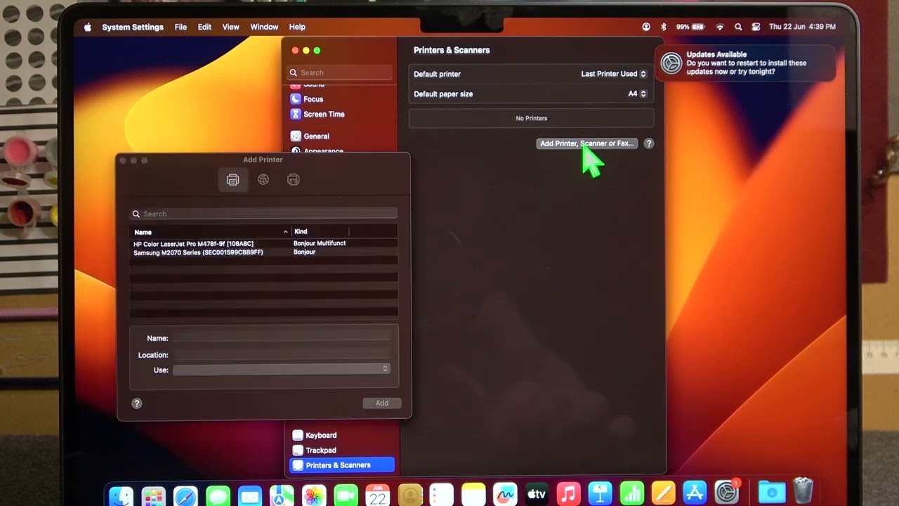 Drucker mit MacBook Air M2 2023 verbinden - Einfach und schnell!