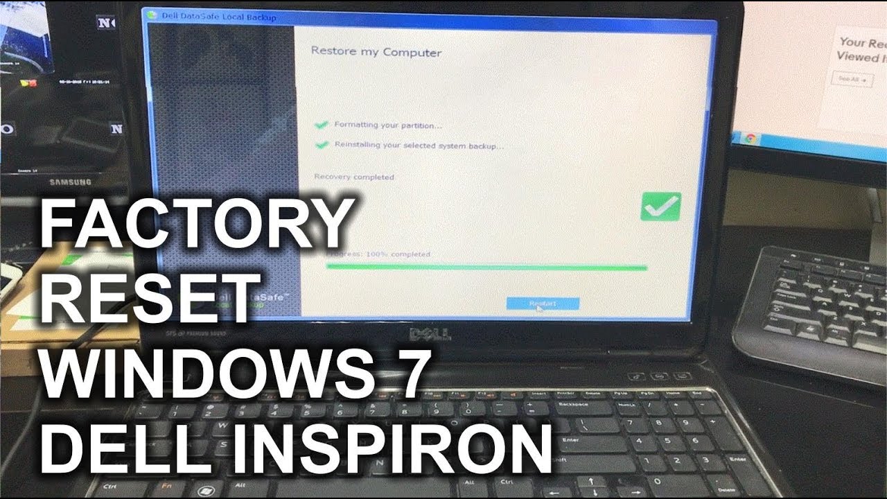 How to ║ Restore Reset a Dell Inspiron to Factory Settings ║ Windows 25