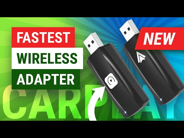 Fastest Wireless Apple CarPlay & Android Auto Adapters 2023 MSXTTLY Dongle  Review 