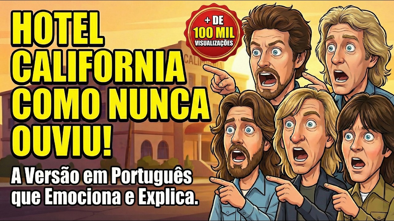 Hotel California em Português | Eagles Cover 1976