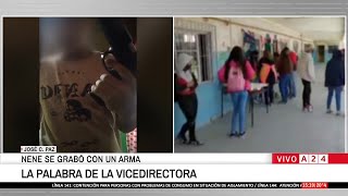 Pánico en un colegio de José C. Paz: se grabó con un arma y despertó el alerta en padres y autoridades