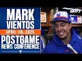 Mark Vientos reacts to hitting 2-run walk-off home run in 11th inning | SNY
