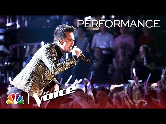 Panic! At The Disco Performs Hey Look Ma, I Made It and High Hopes - The Voice 2018 Live Finale class=