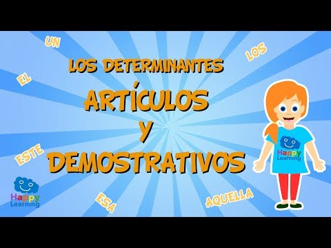 Los determinantes artículos y demostrativos | Vídeo Educativo para Niños