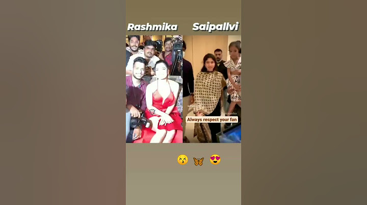 Sai pallavi always respect your fan