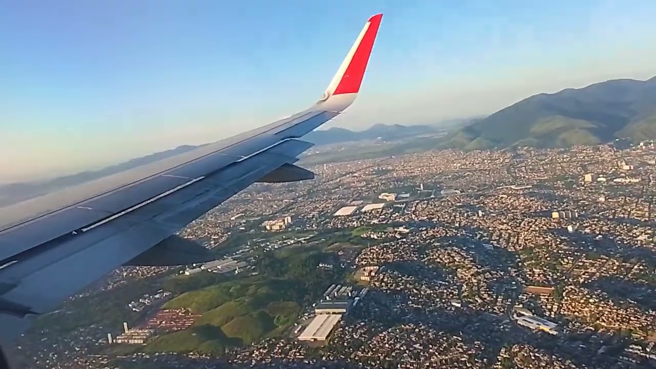 Avião chegando no Galeão 18/02/2026