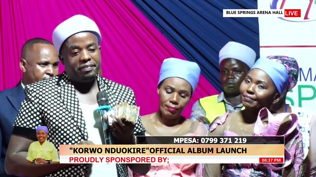 EMOTIONAL KARAGU WA MURAYA AWARDS HIS WIFE TRIZA MAMAKE MURAYA OVER 600K DURING HER SONG LAUNCH.