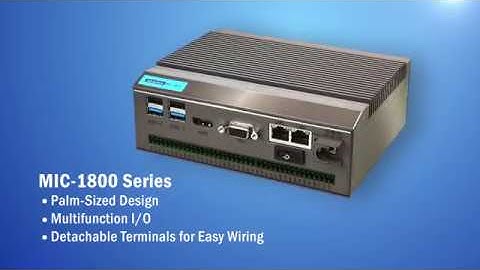 Palm-Sized DAQ Embedded Computer, MIC-1800 Series, Advantech (EN)