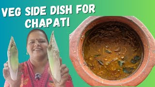 Side Dish For Chapathi In Tamil | Senai Kilangu Poo Recipe In Tamil | Masala Curry Recipe Veg
