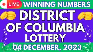 District of Columbia Evening Lottery Results- December 04, 2023- DC-2 - DC-3 DC-4 - DC-5- Powerball