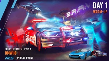 BMW I8 ( B.R.A.V.O ) day 1 | Need for speed: no limits