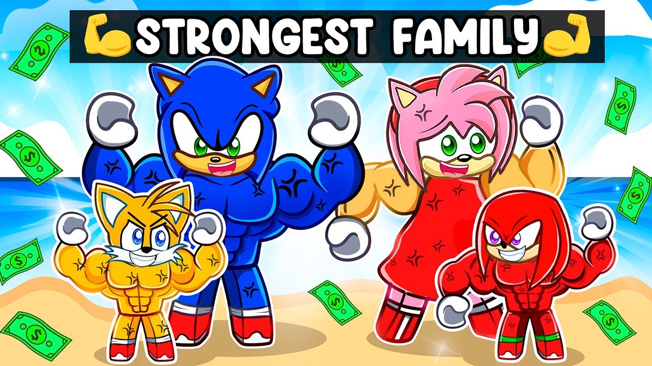 Having A BODY BUILDER Family In Roblox!