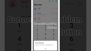 How To Fix 100% Connection ProblemsOr Invalid MMI Code Solve In Andoird #connection #problem