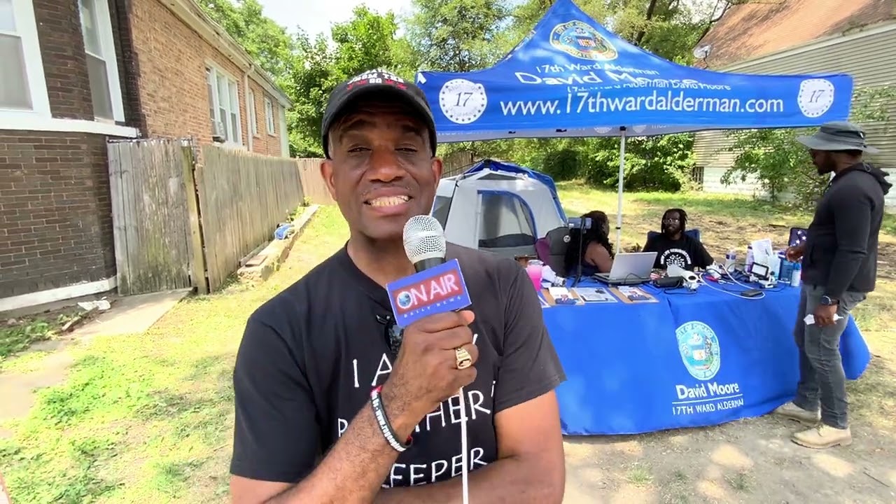 17th Ward Alderman David Moore Camps Out To End Drug Trafficking