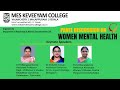 PANEL DISCUSSION ON WOMEN MENTAL HEALTH