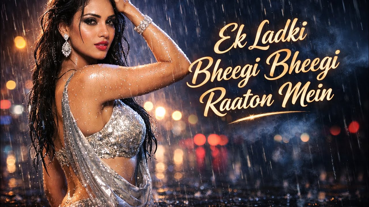 Ek Ladki Bheegi Bheegi Raaton Mein | Classic Rain Song | Retro Romantic Vibes