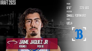 2023 NBA DRAFT: Jaime Jaquez Jr | Miami Heat