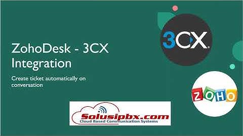 zohodesk Telephony Integration with 3CX for customer service