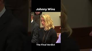 Johnny Depp Won the Trial ✌️😊 #shorts
