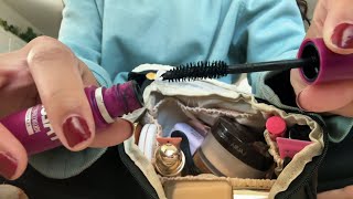 ASMR | Makeup Rummaging & Tapping 🧳💗