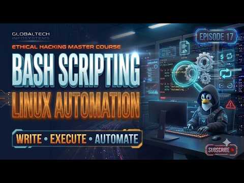 Bash Scripting in Hindi 🔥 | Linux Automation, Variables, Loops & Functions | Ethical Hacking Ep 17