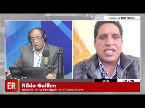 ENTREVISTA A RILDO GUILLÉN, ALCALDE DE LA PROVINCIA DE COTABAMBAS