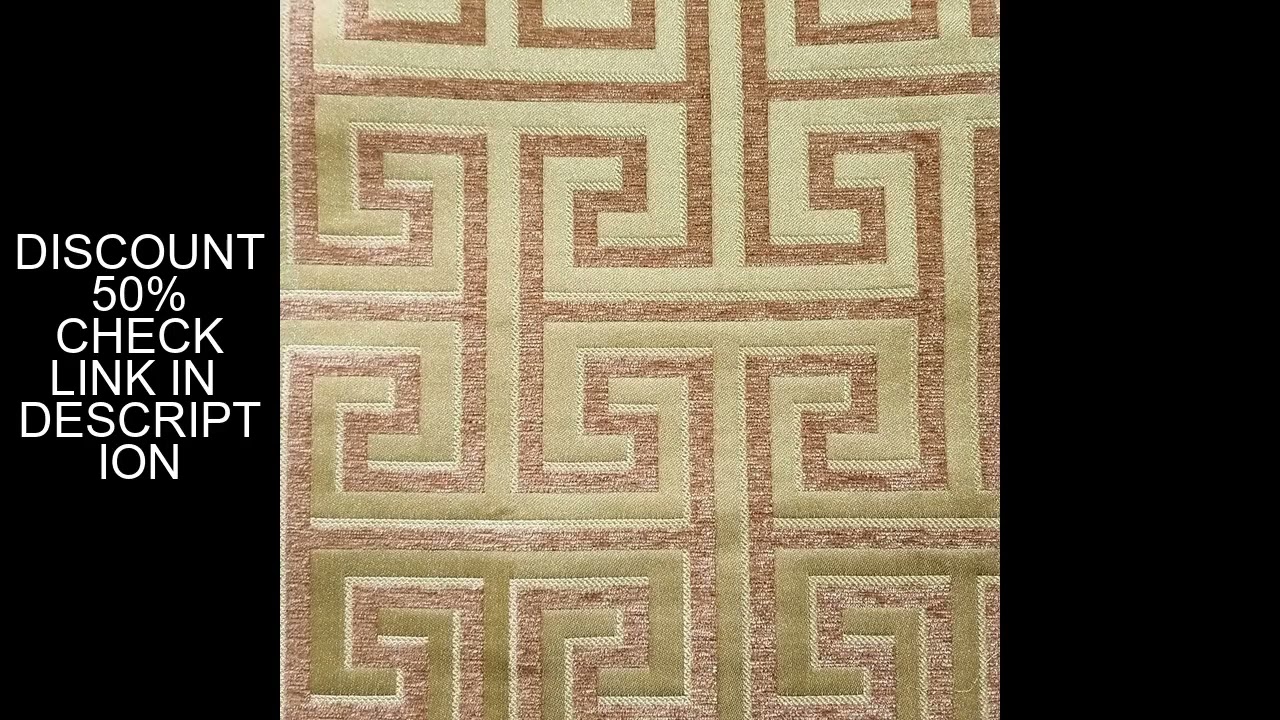 Fashion Classic Pattern Jacquard Woven Sofa Chenille Fabric Bag Cloth Bedding Home Living Upholstery