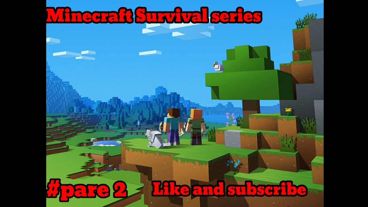 Minecraft Survival series par 2  pocket edition of the game 🎮 