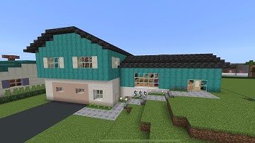 Retro Split-level Ranch style House in Minecraft