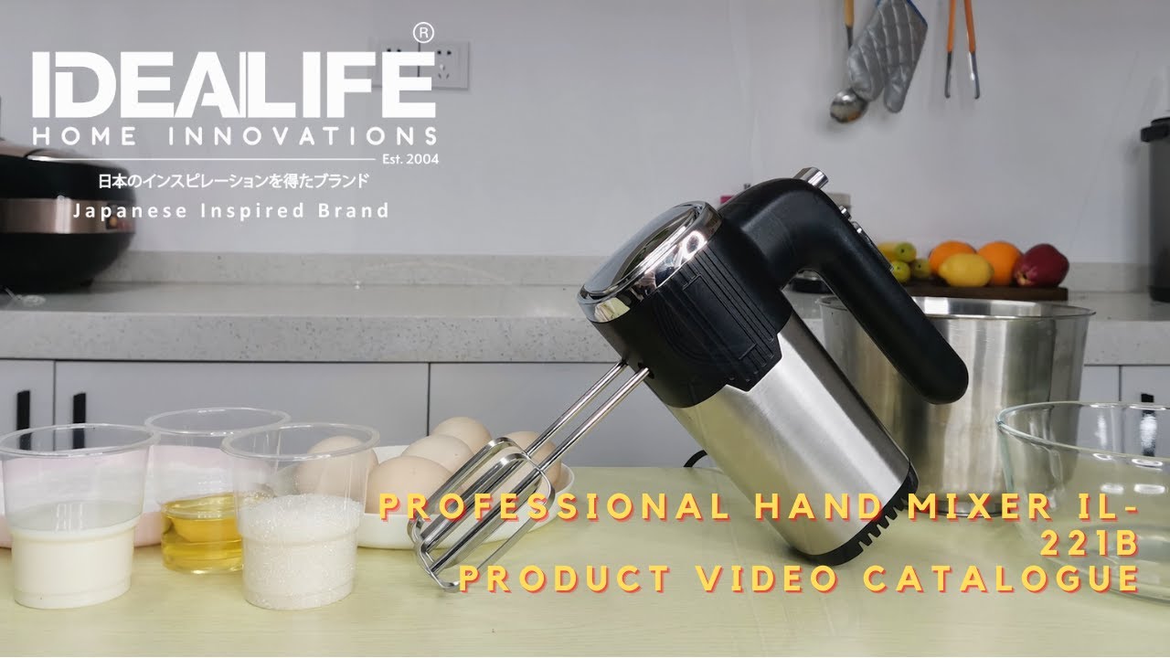 IDEALIFE Professional Hand Mixer IL221B YouTube