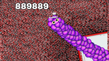 OMG🐍 CRAZY  KING UBE 🩷 FEED CUTE NOOBS IN SNAKE IO SNAKE IO🐍 BEST EPIC SNAKE IO GAMEPLAY 🐍#snakeio