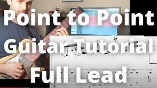 Animals As Leaders - Point to Point for 6 string // Guitar Tutorial // 6 string // Full Lead